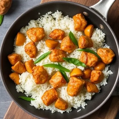 Ghee Rice Chicken Fry